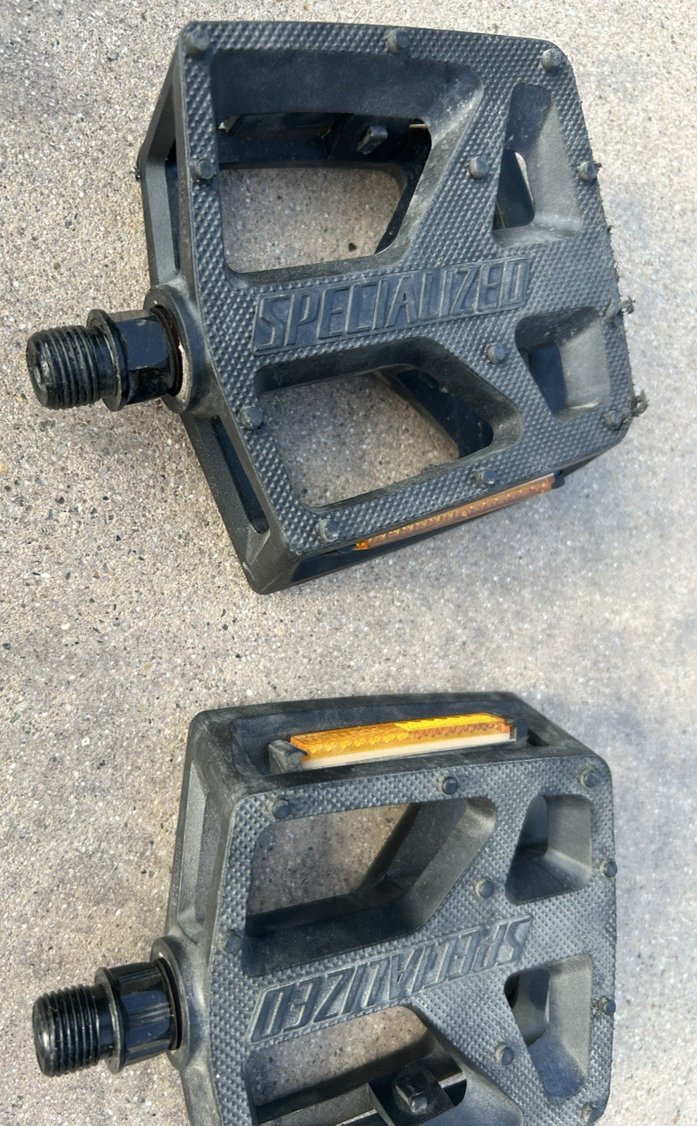 Specialized SBC54 Flat Platform Pedals 9/16 Mountain Bike Cycling Pedals Black