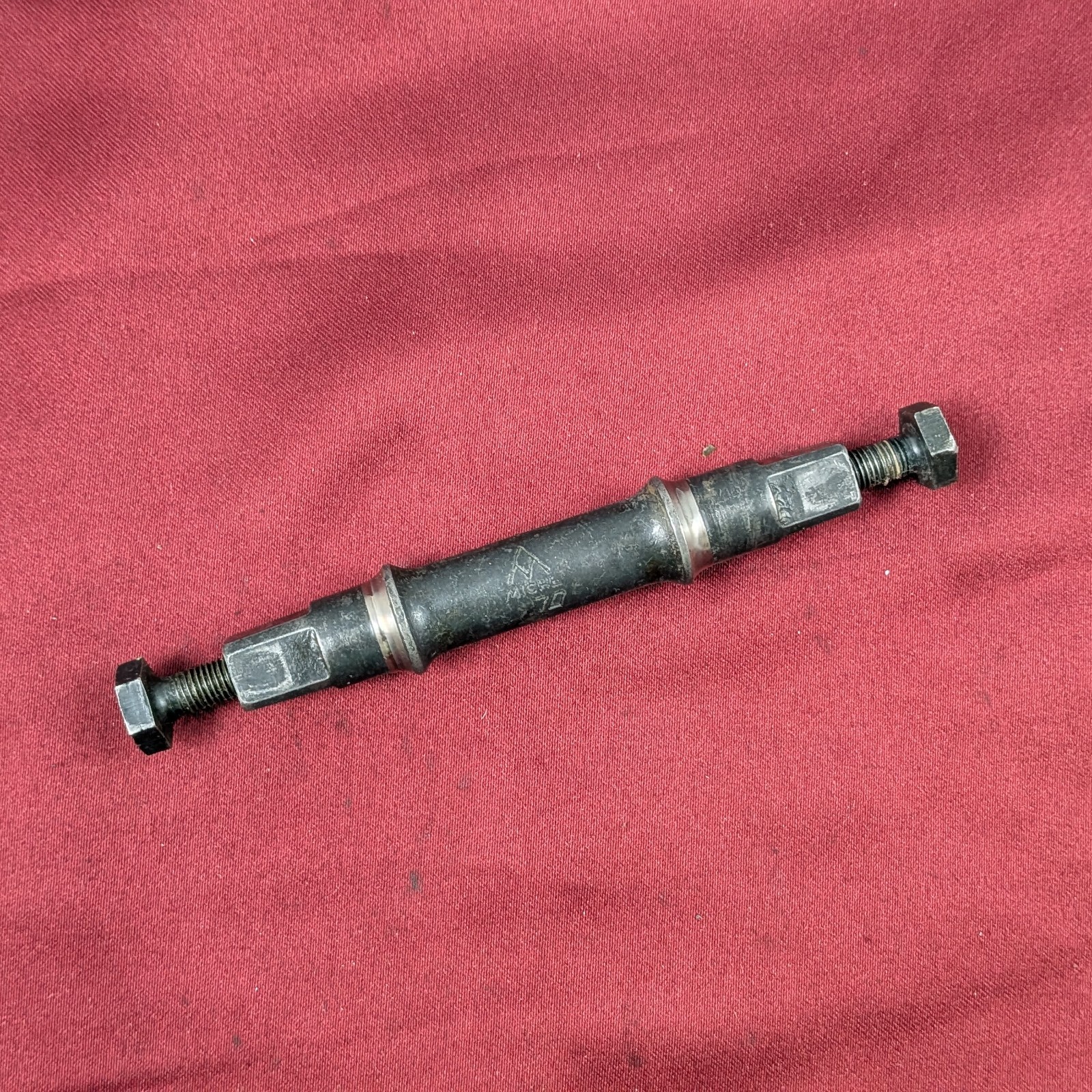 Vintage Miche 70 Bottom Bracket Spindle 115mm Installation Bolts Sq Taper