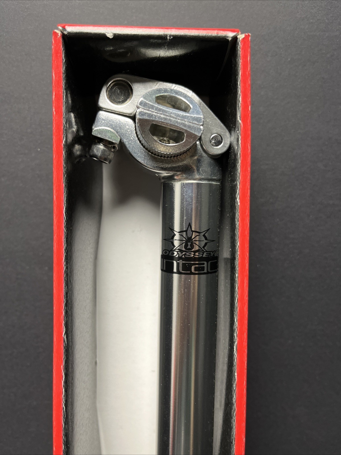 NOS Odyssey Intac 26.2mm X 350mm Alloy Railed BMX Mtb Seat Post Fit: GT Redline