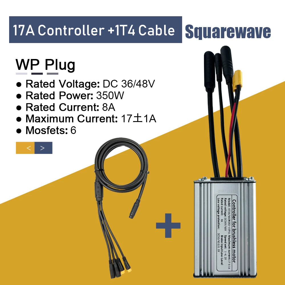 36V/48V 15A-30A Waterproof Electric Scooter Bicycle Squarewave Controller
