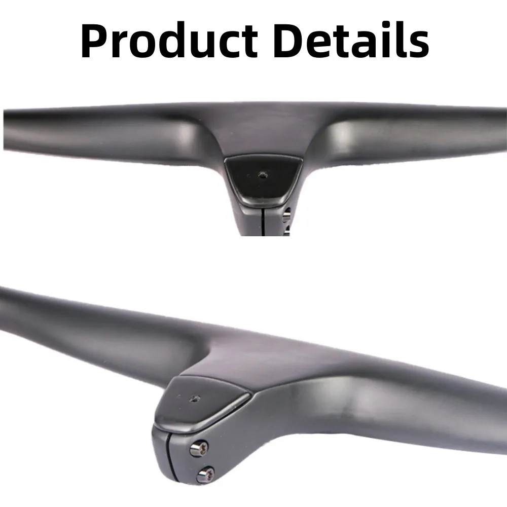 Carbon Mtb Bicycle Integrated Handlebars 740mm with 50/60/70/80/90mm Stem 28.6mm