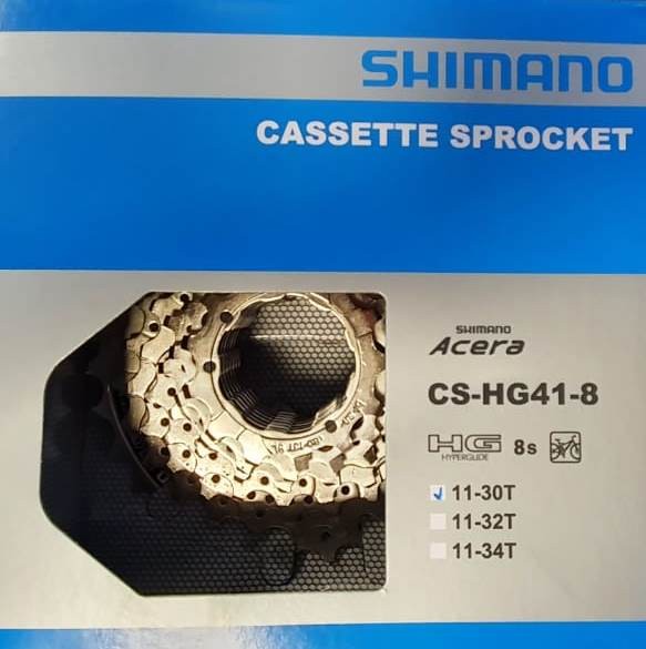 SHIMANO ACERA 8V 11-30 CS-HG41-8 CASSETTE