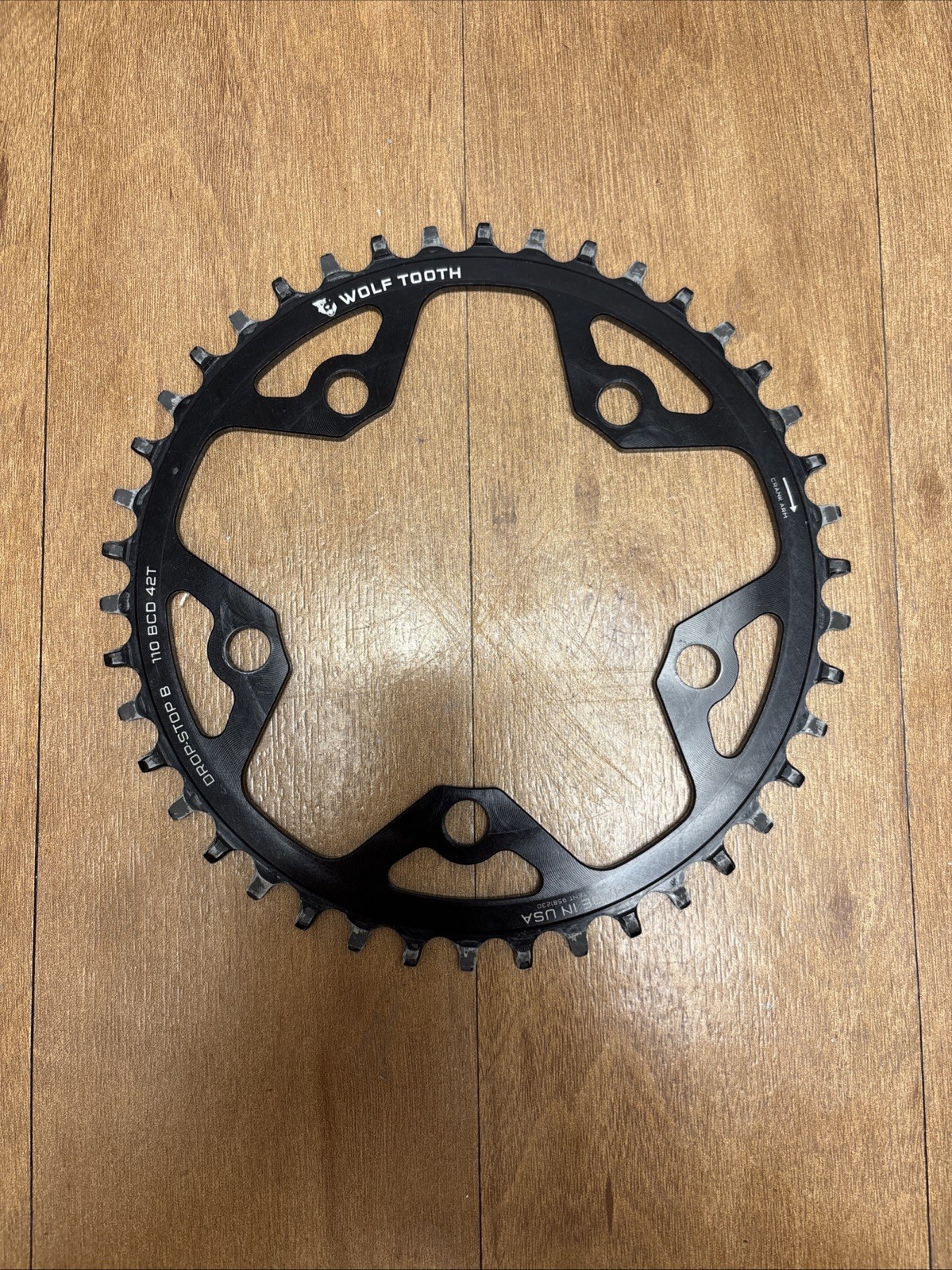 Wolf Tooth 42t Chainring, 5 Bolt 110BCD, Drop-Stop B