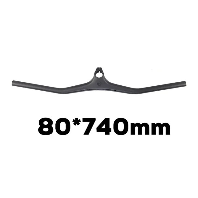 Mtb Handlebars And Stem 28.6mm -10Degree Carbon Integrated Handlebar 720-760mm