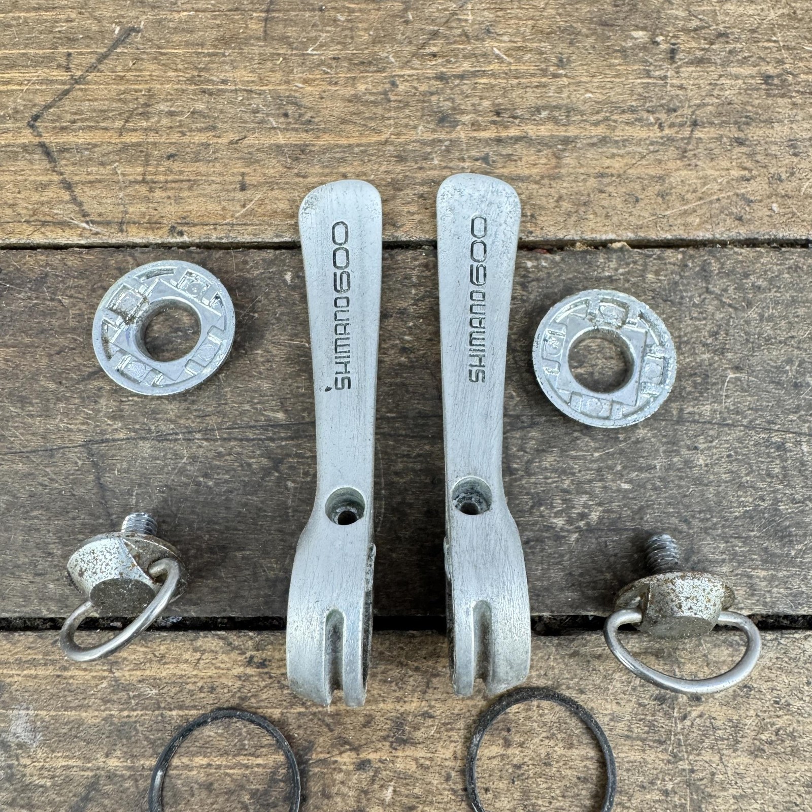 Vintage Shimano 600 Friction Down Tube Shifters 1980s