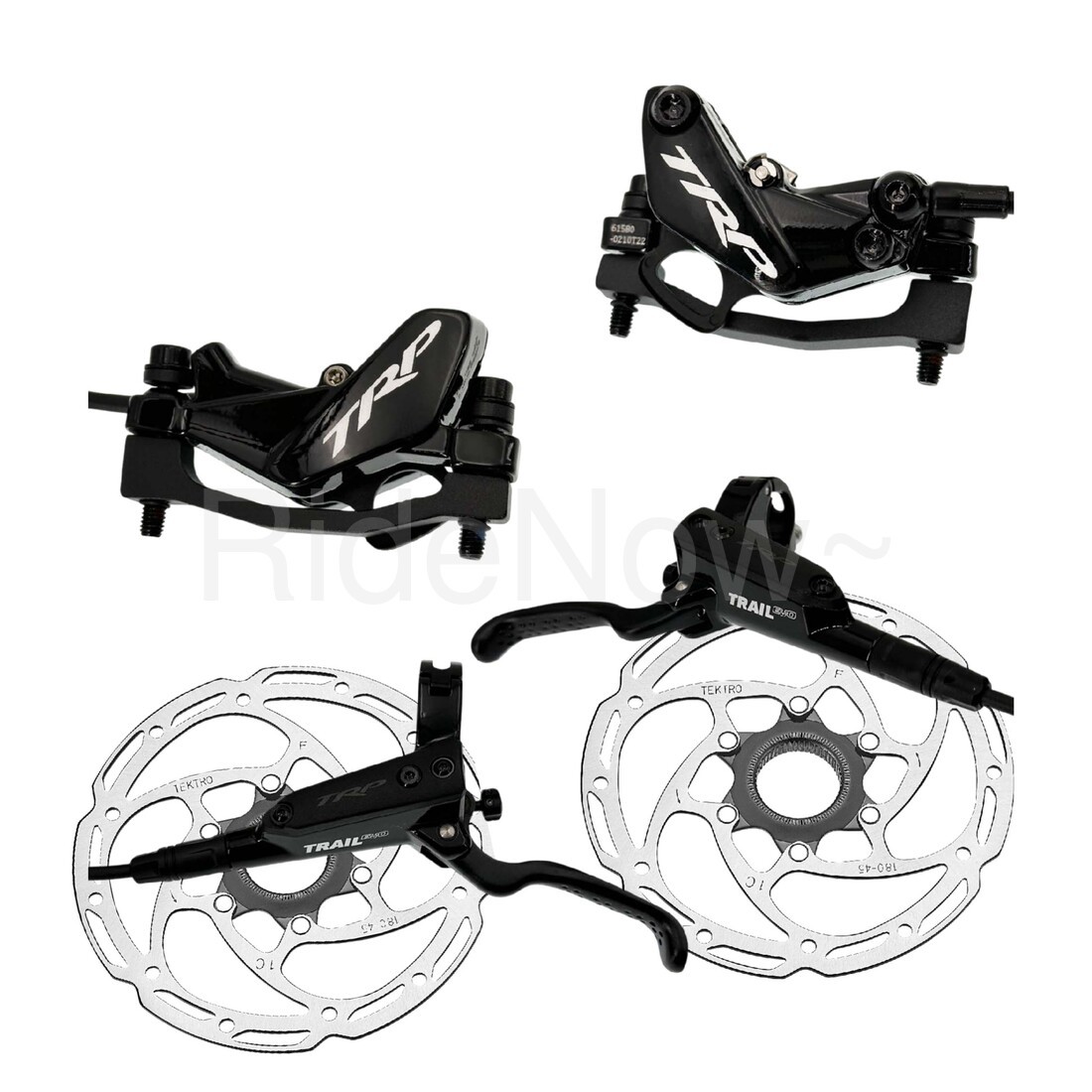 Trp TRAIL EVO DH Disc Brake Set Front+Rear 900/1500mm w/2x180mm thick2.3mm rotor