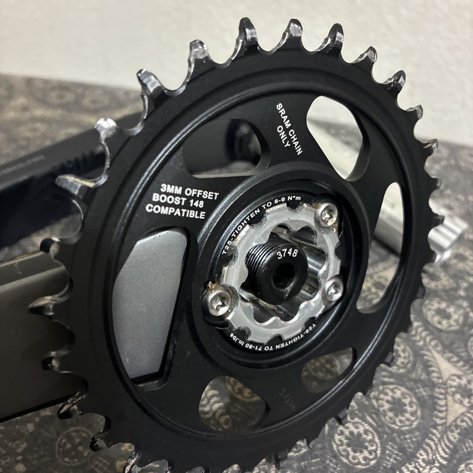 SRAM X01 Eagle DUB Boost 12 Speed Crankset, 175 MM, 30T