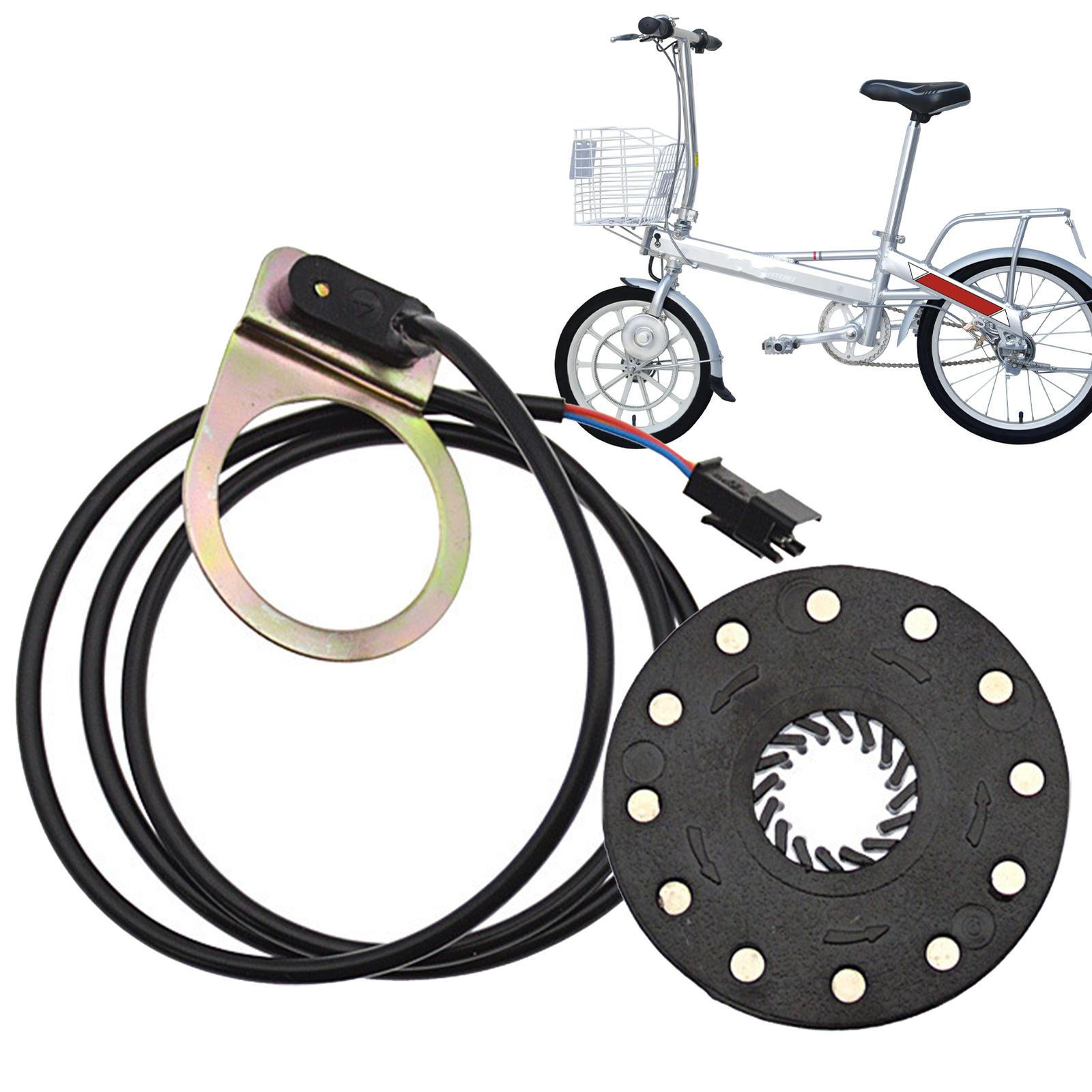 Electric Bike Power Pedal Assisted Sensor PAS Voltage Mode Ebike Assistant Kit