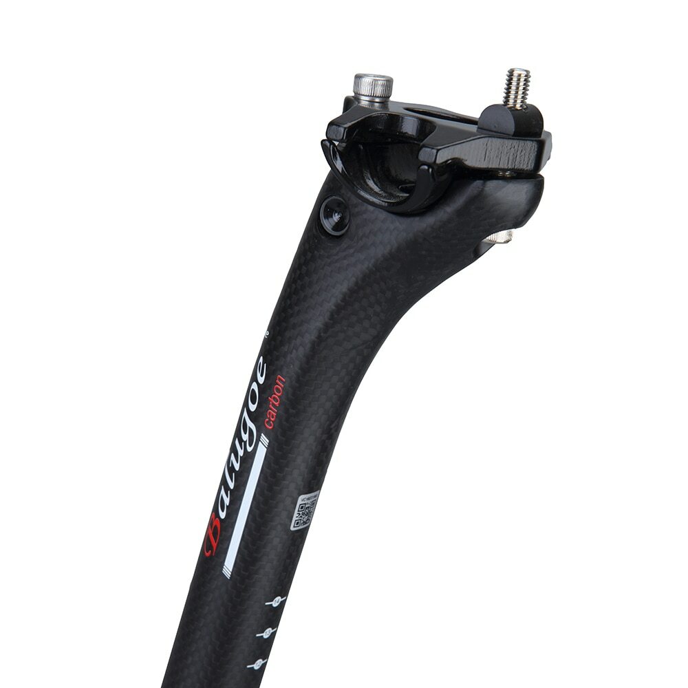 Carbon MTB Bicycle Seatpost Road Bike Seat Tube 25.4/27.2/30.8/31.6mm*350/400MM