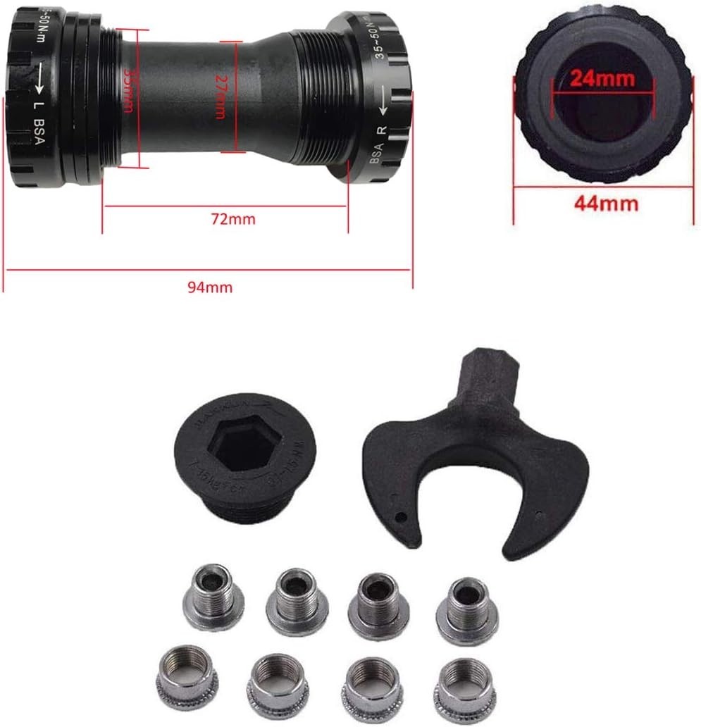 104 BCD Mountain Bike Crankset with Bottom Bracket – Unisex
