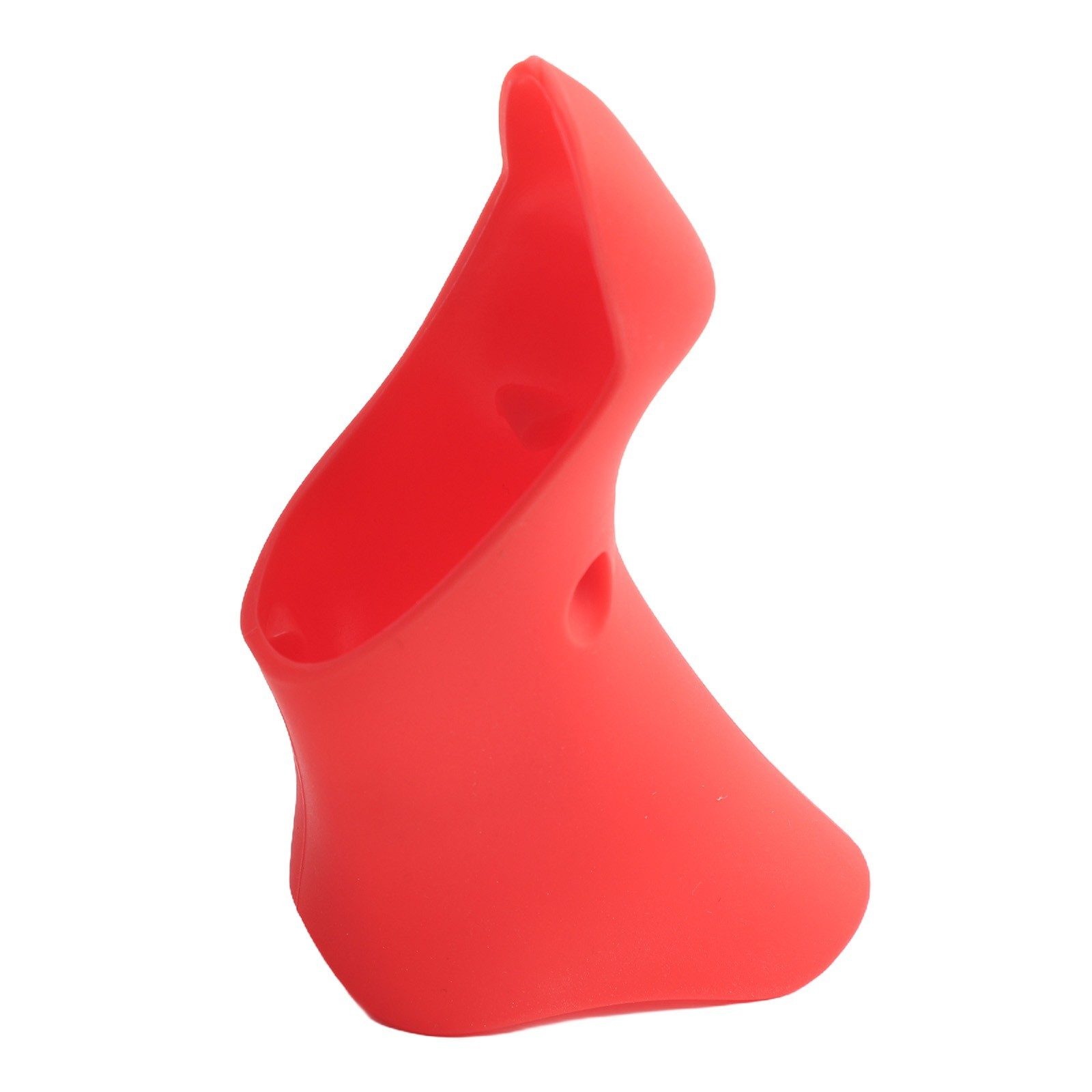 Enhanced Grip and Protection Silicone Bicycle Handlebar Cover Black/Red