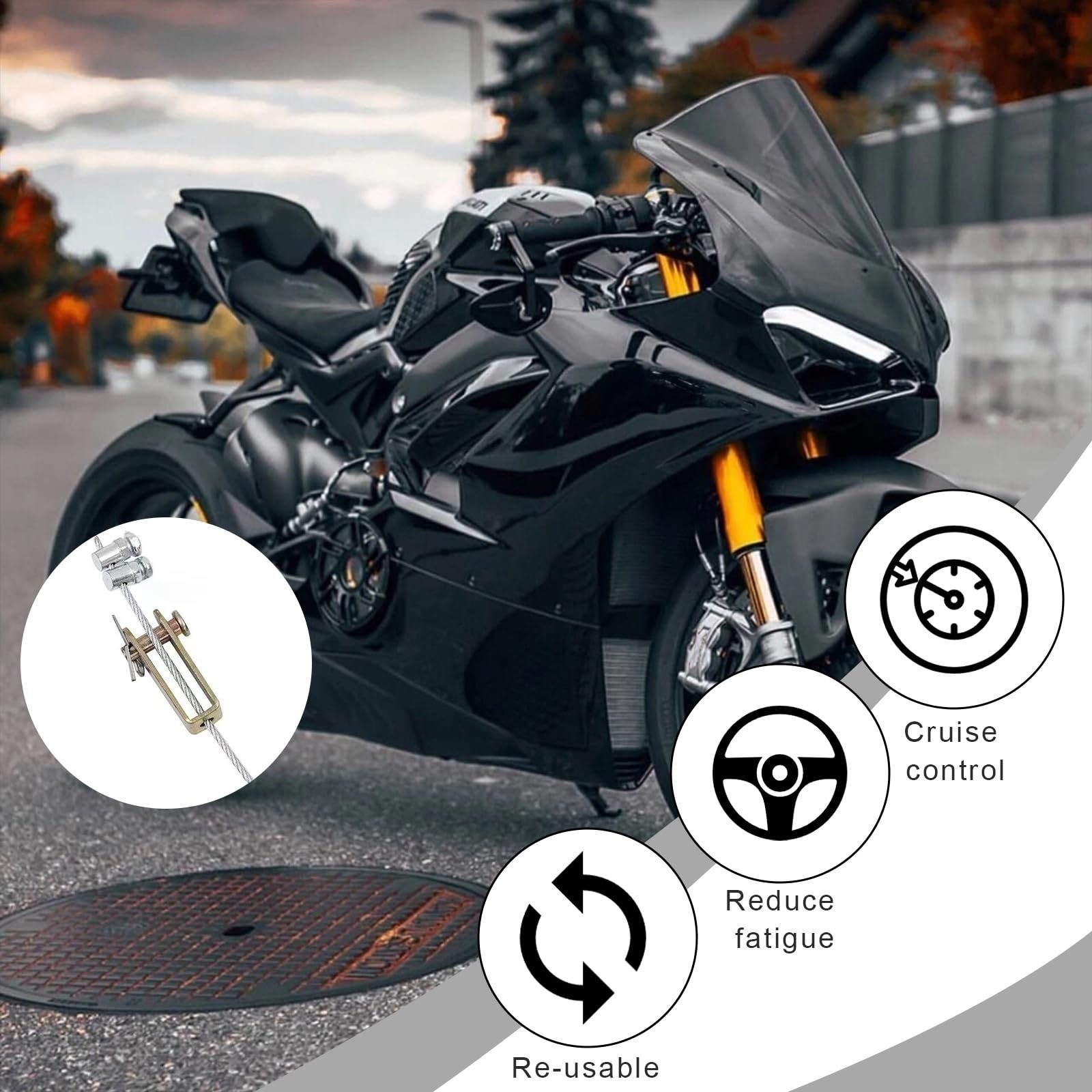 Wevdn 20 PCS Throttle Brake Cable Ends, Universal Repair Kit