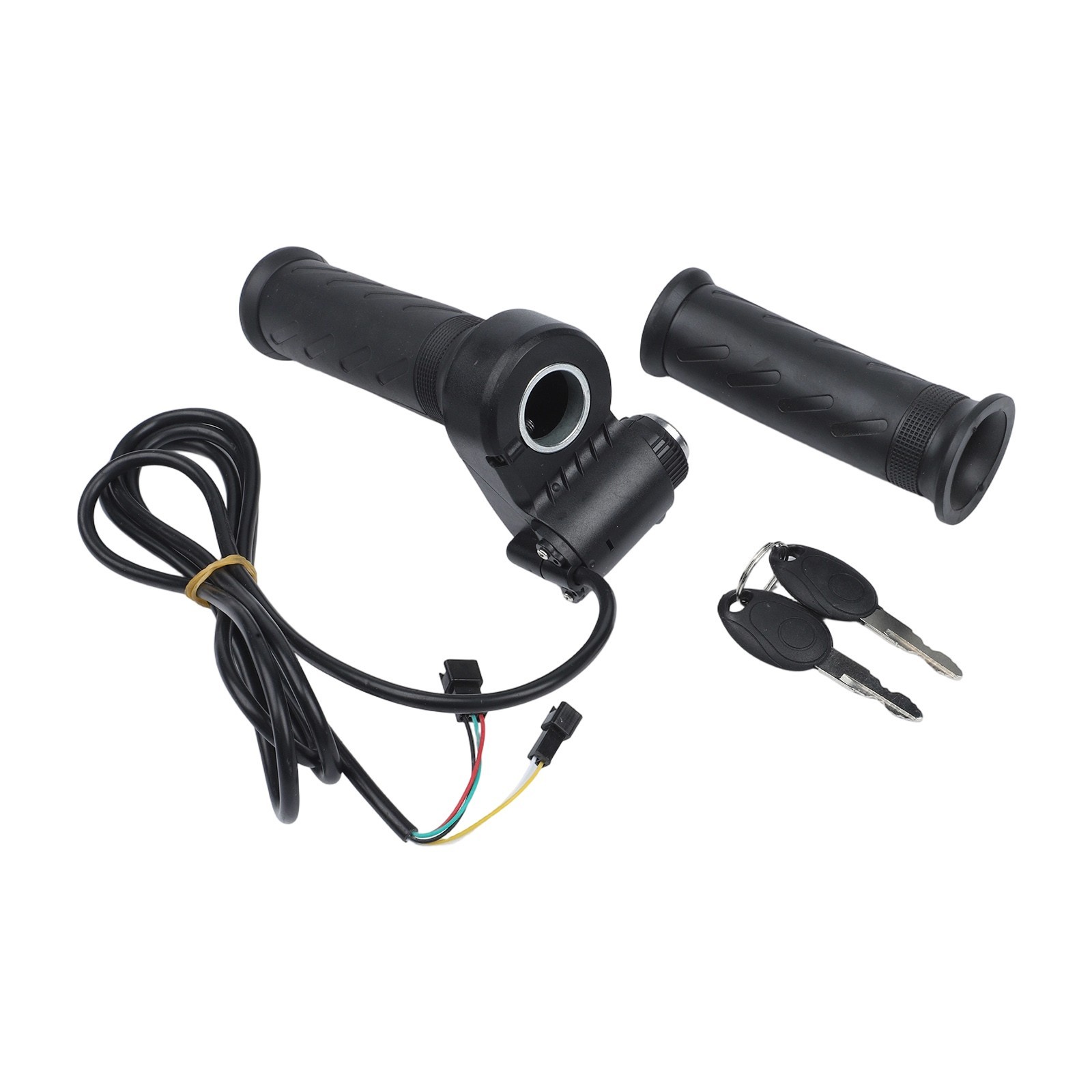 5Pin Throttle Handlebar Pair with for Power Lock for EBike 24V 72V Voltage