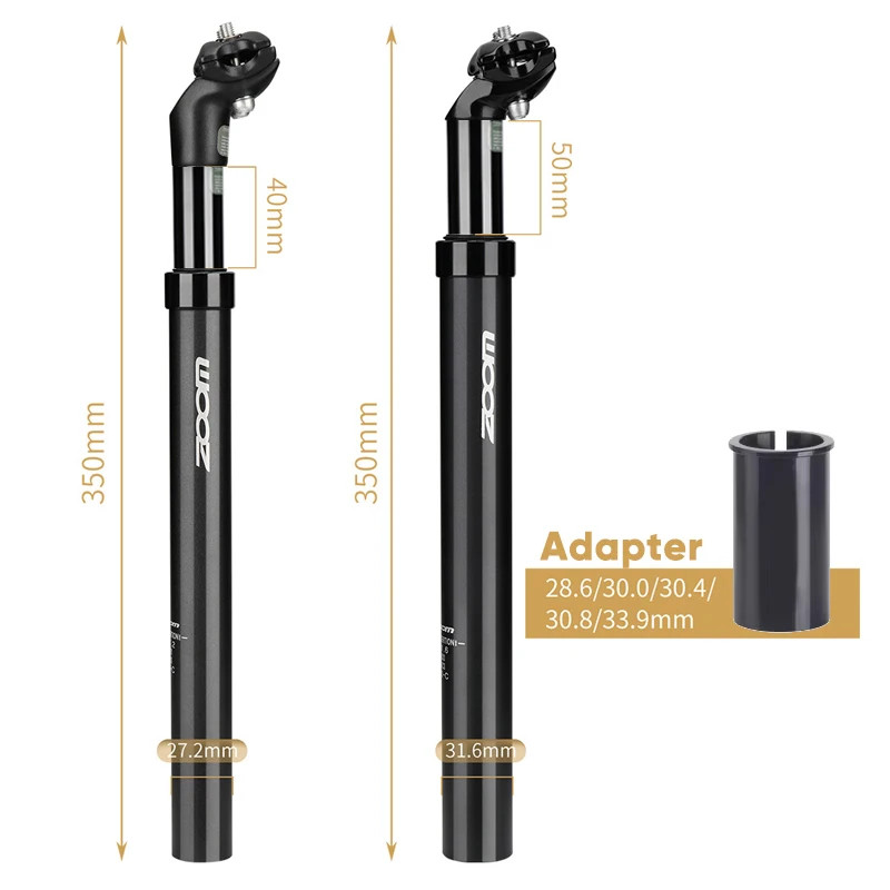 ZOOM Bike Suspension Seatpost 27.2/31.6/28.6/30.4/30.8/33.9Mm MTB Suspension Sea