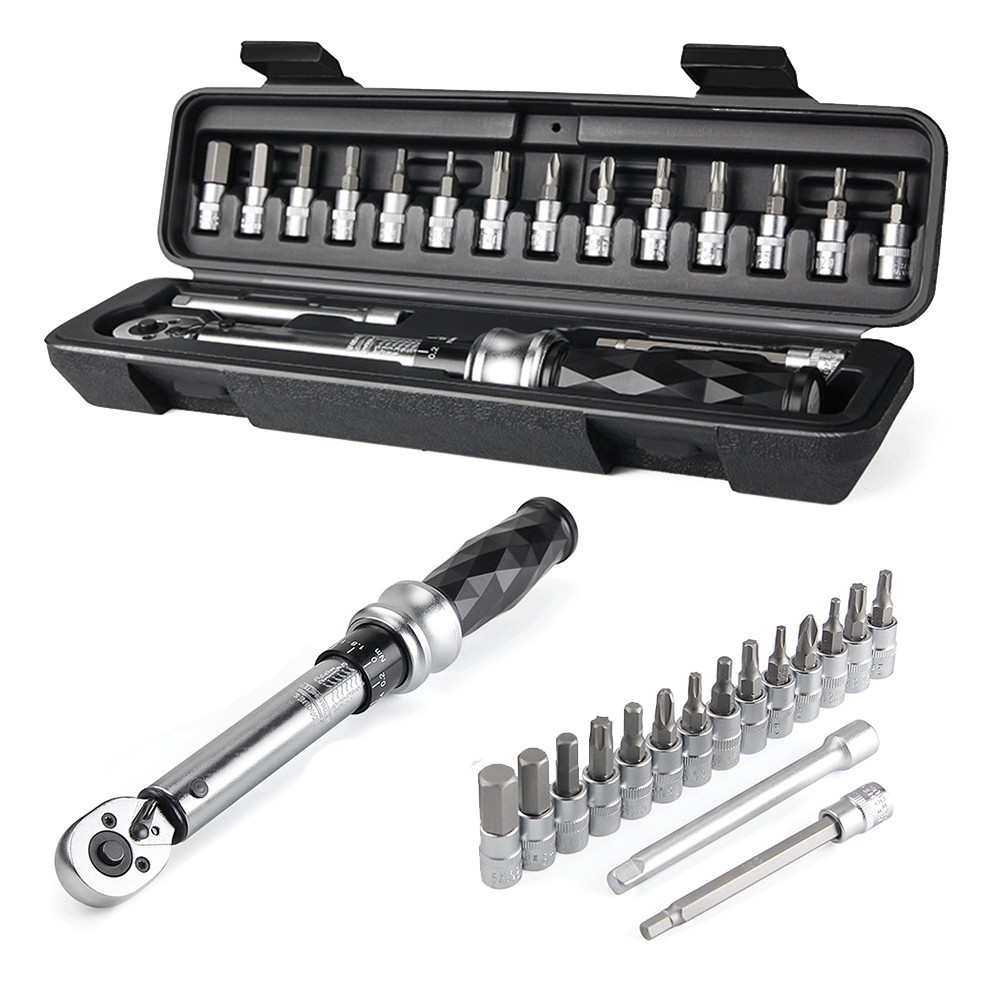 Adjustable 18in1 for torque Wrench Bike Maintenance Tool Set for Mountain Use