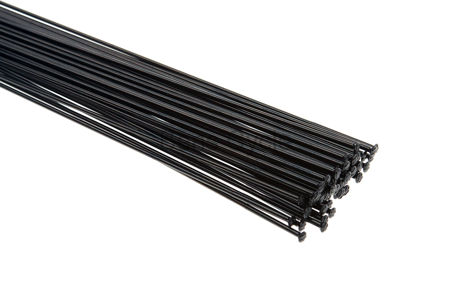 Wheelsmith DB15 Direct Pull Spokes Double Butted 280mm 15g Lot of 10 Black NEW