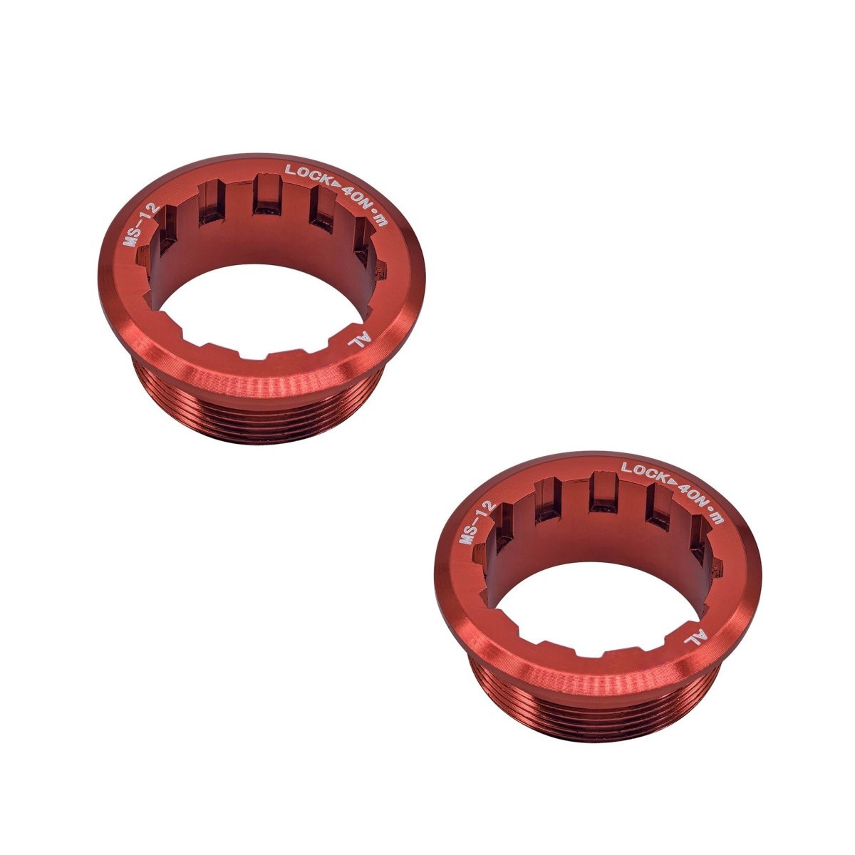 CNC Aluminum Alloy Bike Cassette Lockrings for MicroSpline Compatibility