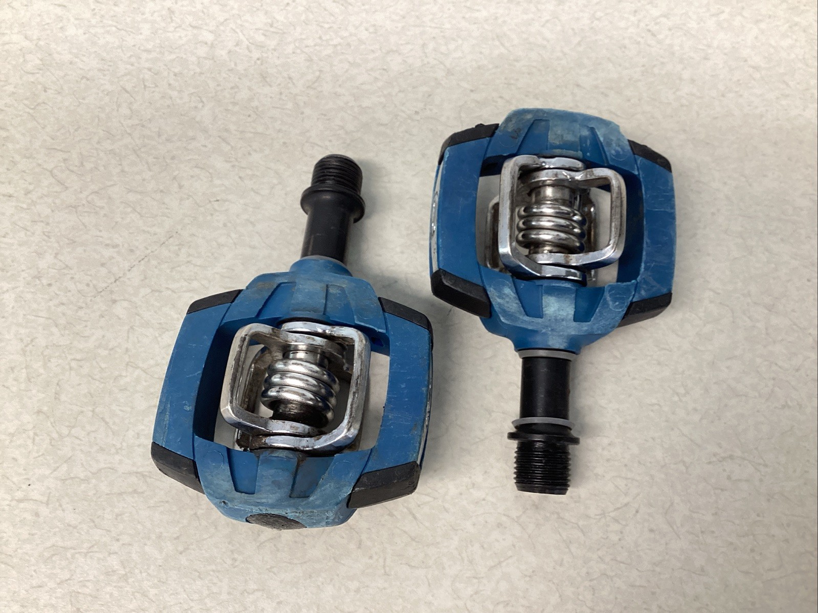 Crank Brothers Candy Style Pedals W/ Egg Beater Mechanism & Candy Platform Blue