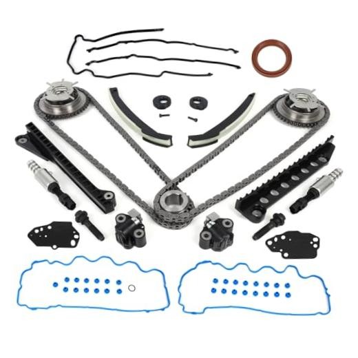 5.4 Timing Chain Kit with Cam Phaser & Valve Cover Gasket, for 2004-2011 Ford
