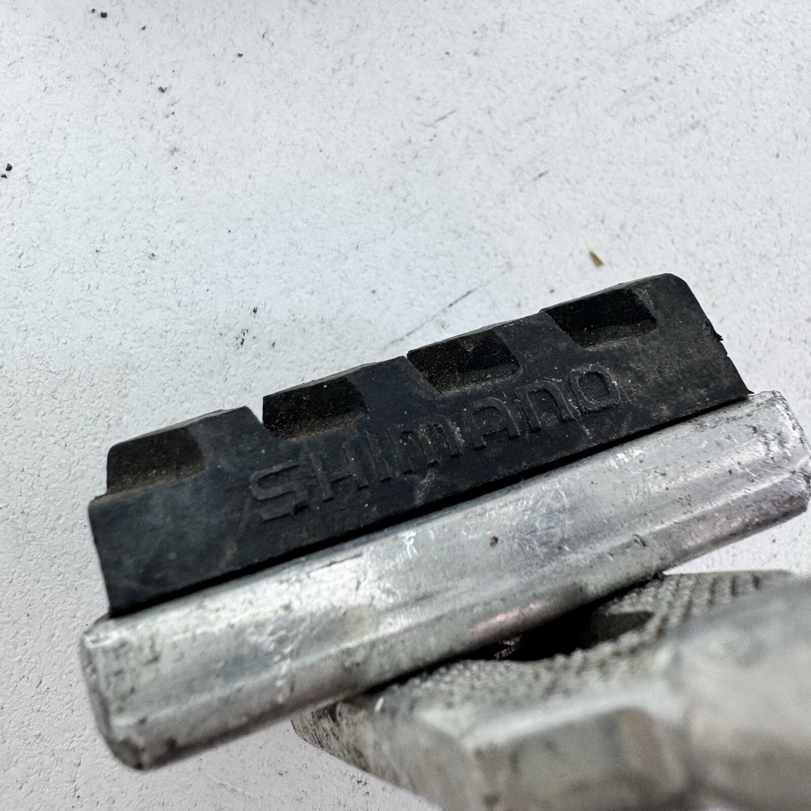 Vintage Shimano Tourney Center Pull Brake Caliper Rear Nutted Silver Race A02