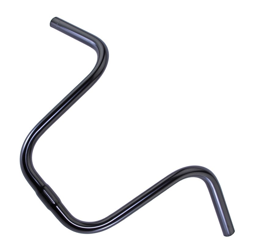 LOWRIDER Bicycle Black 9″ Rise U Style Handlebar 25.4mm Cruiser/Chopper Bicycle.