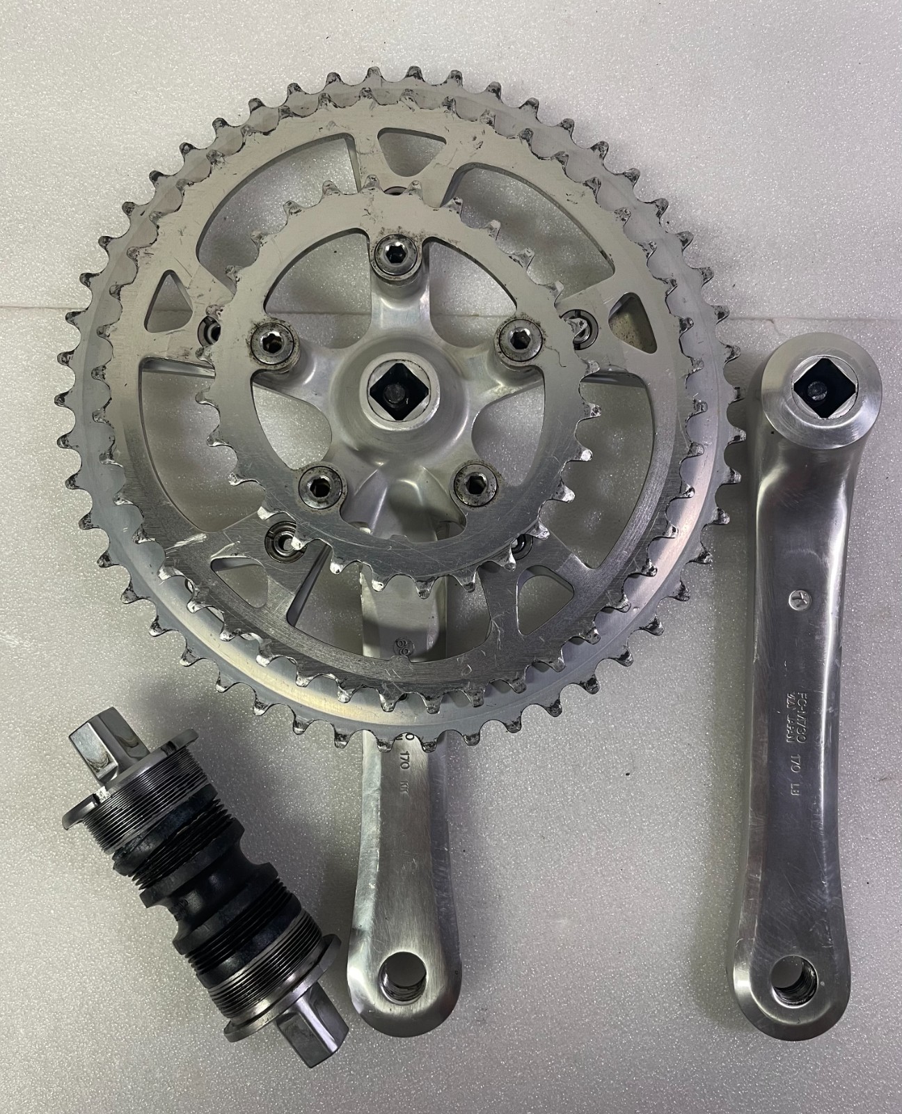 SHIMANO Deore XT FC-M730 Triple CRANKSET Biopace 50/44/28 170mm + Bottom Bracket