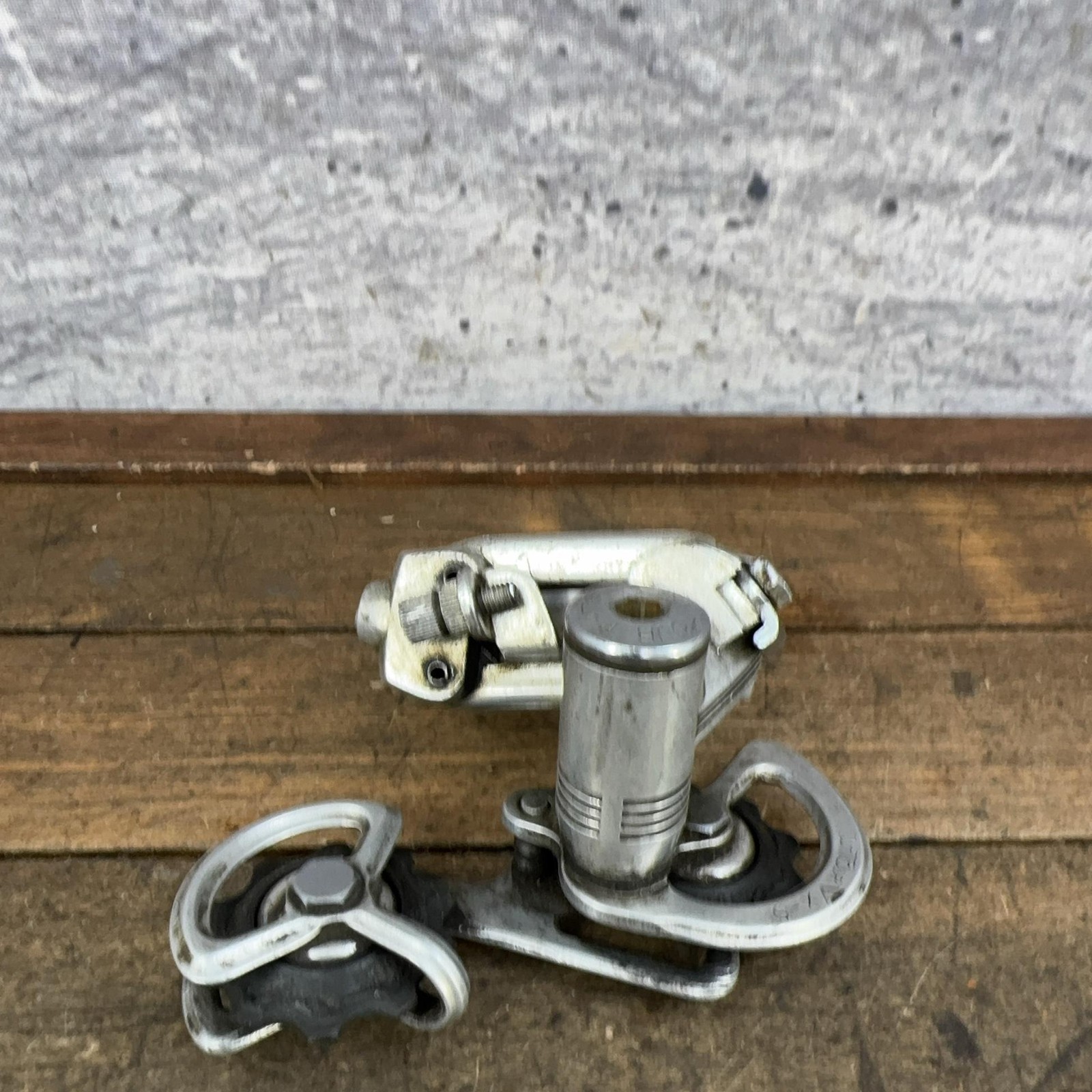 Vintage Fuji VX Rear Derailleur Short Cage Hanger Silver Japan 80s Road Bike