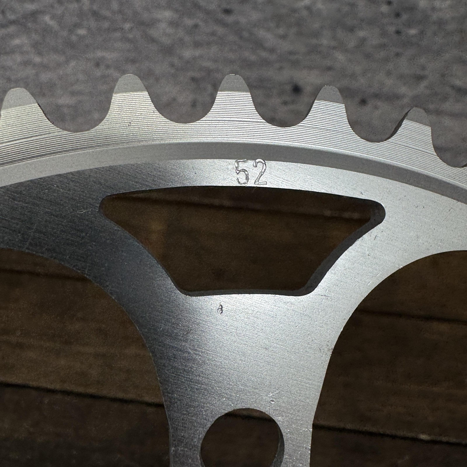 Vintage Stronglight 52T Chainring 122 BCD 5-Arm NOS Road Bike 52 Tooth Alloy