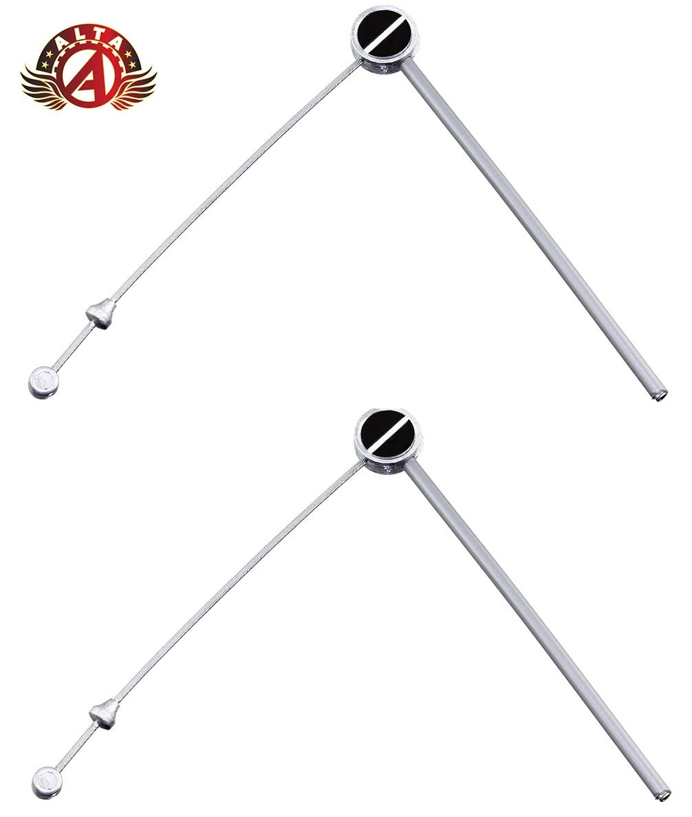 2 ALTA BICYCLE 106MM LONG BRAKE LINK WIRE B-106 Z-TYPE SILVER/BLACK