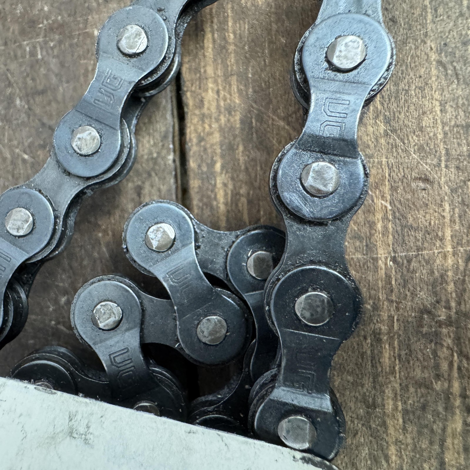 Vintage Shimano CN-UG20 Uniglide Bicycle Chain 1/2 X 3/32 116L Black Japan 6/7s