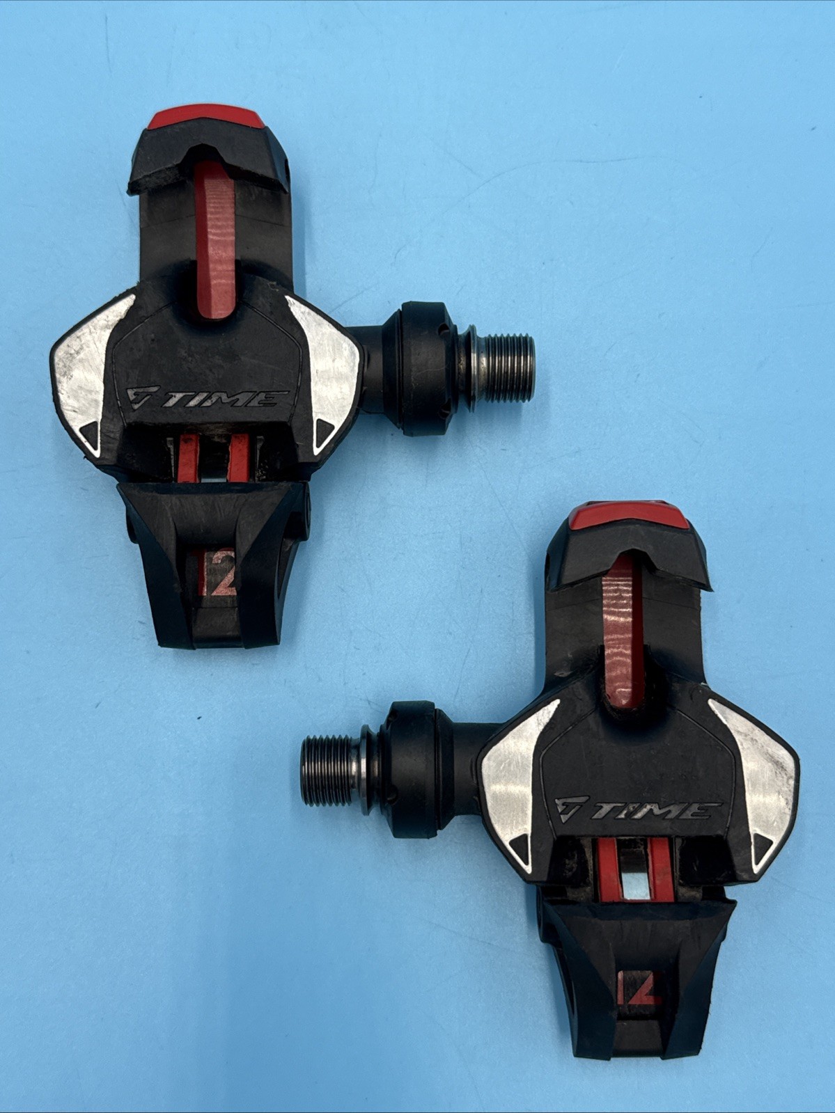190 Grams! Time Xpro 12 Carbon Titanium Spindle Clipless Road Bicycle Pedals