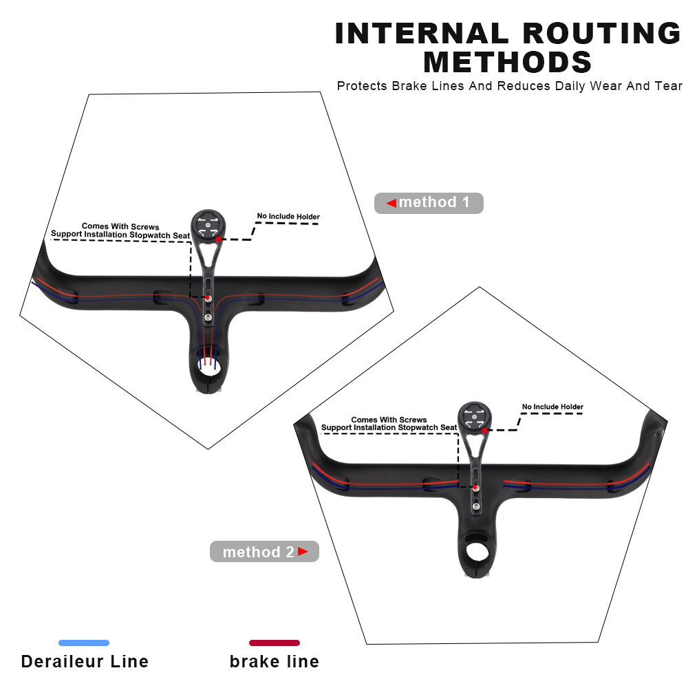 integrated handlebar road bike integrated drop handlebar 28.6/31.8mm 400-100mm