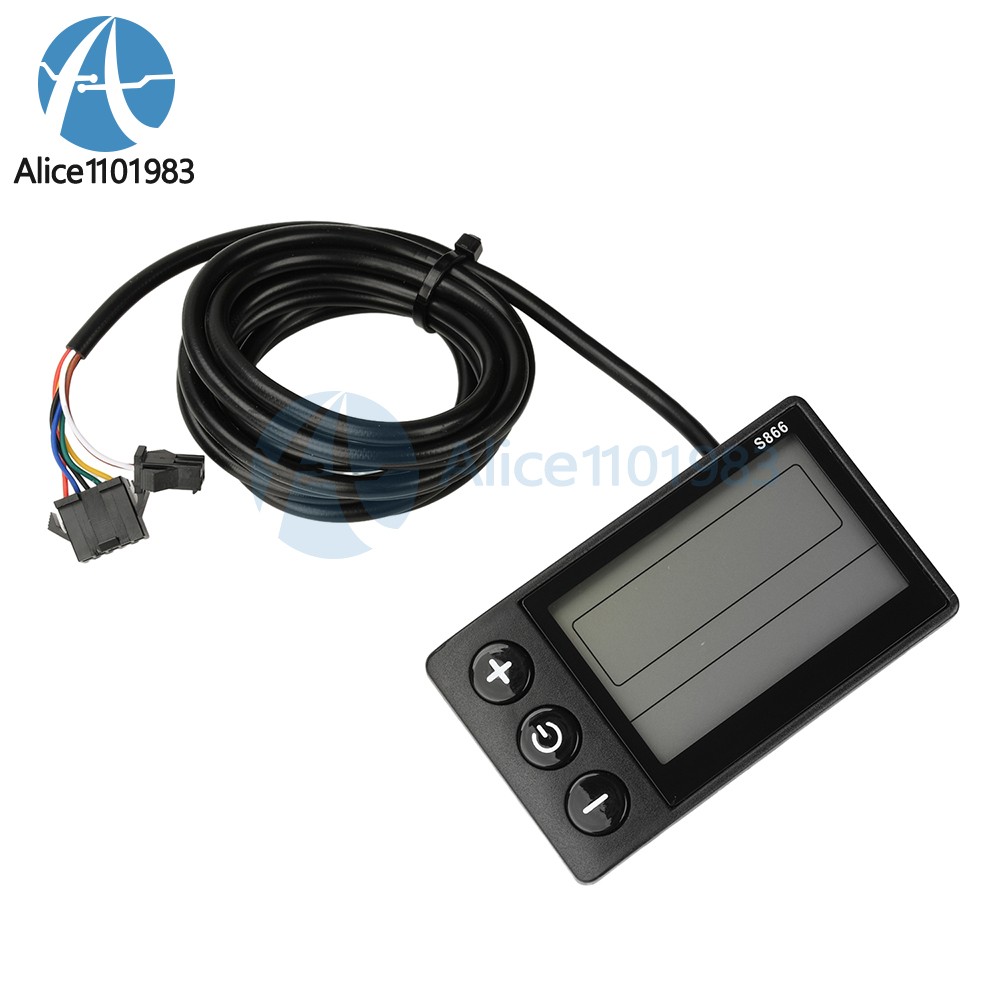 36V 48V 64V 40A 30A 20A Brushless Motor Controller E-Bike S866 LCD Display Meter