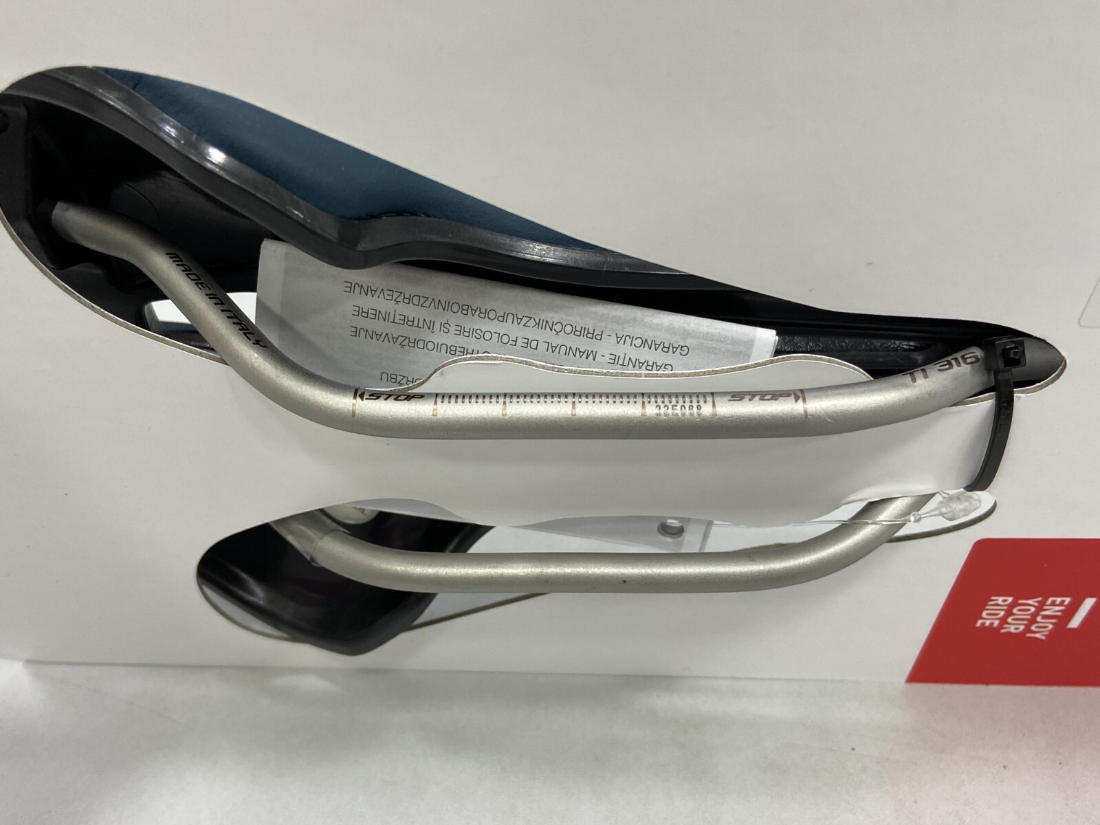 Selle Italia Flite Boost Gravel Ti316 Superflow L3(145x250mm) Saddle Blue Granit