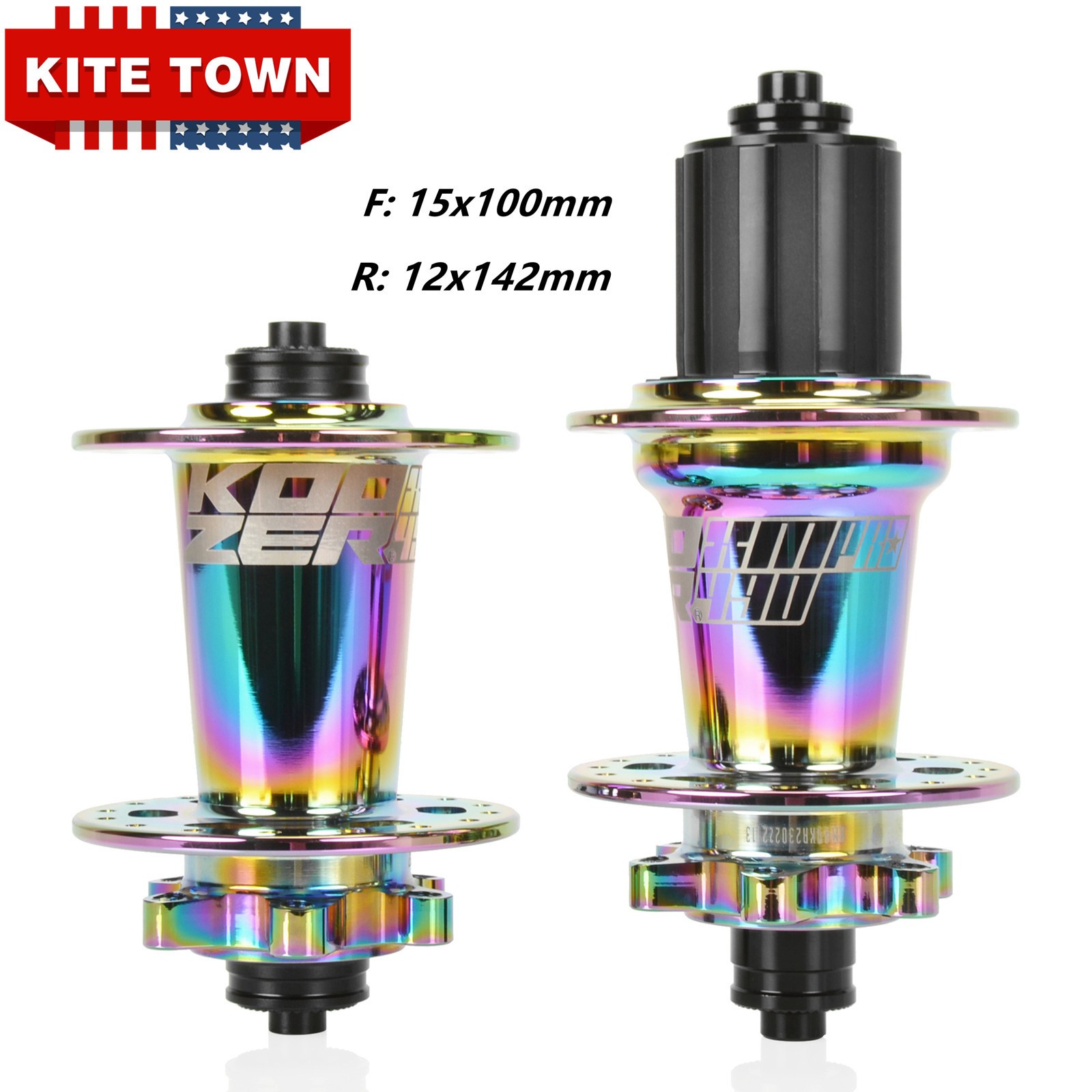 XM490 PRO MTB Hub Set 32H 6 Bolt Thru Axle Disc Brake HG for 8-11S,15×100+12×142