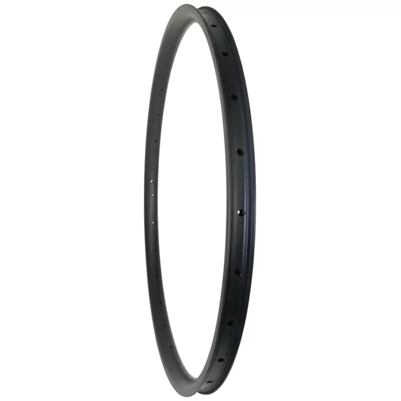 29er AM Enduro MTB Carbon Fiber Rim Asymmetry Tubeless Hookless Bicycle Wheels