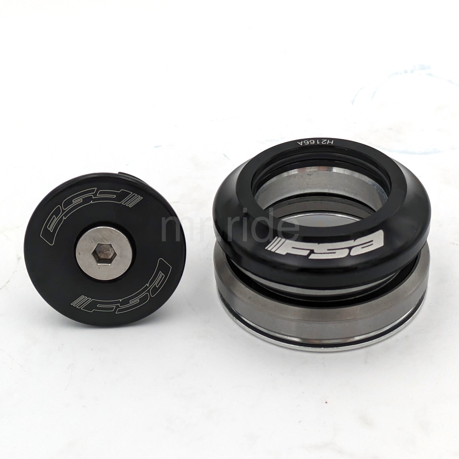 FSA No.44E 1-1/8″ to 1-1/4″ Tapered Headset, OD 47mm/52mm, Incl. top cap