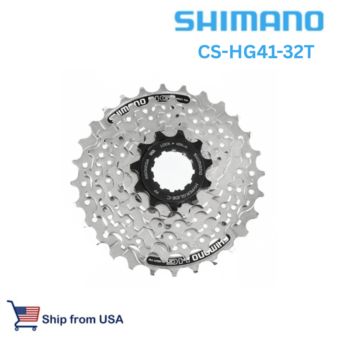 Shimano CS-HG41 Cassette 8 Speed 11-32t Silver Mega Range