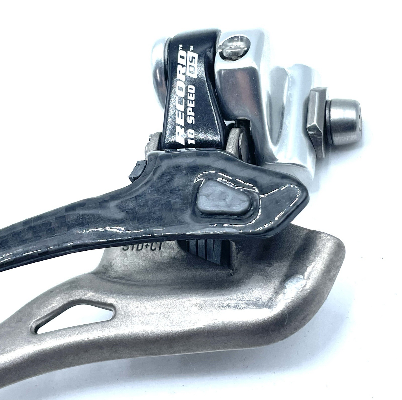 Campagnolo Record 10 Speed Double Front Derailleur QS Braze-On Standard Compact