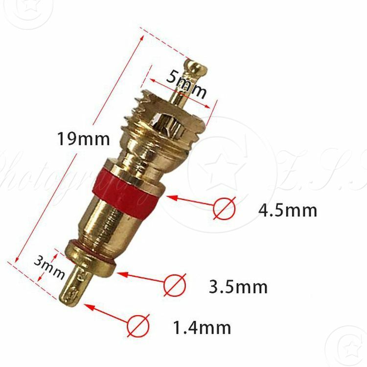 6x Bicycle A Set Valve Stem Kit for American Schrader Bike Inner Tube Repair