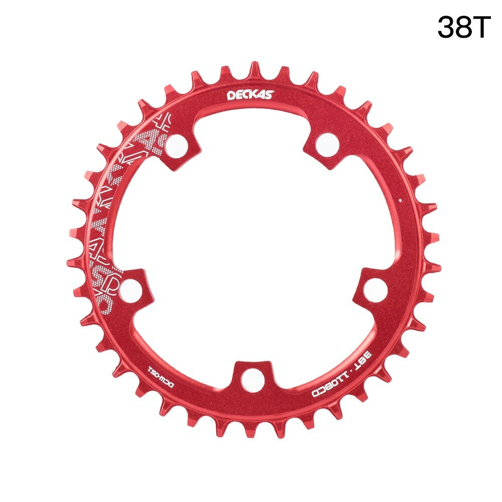 Road Bike Narrow Wide 110BCD Chainring 36T To 52T Crankset Tooth Plate Parts Red