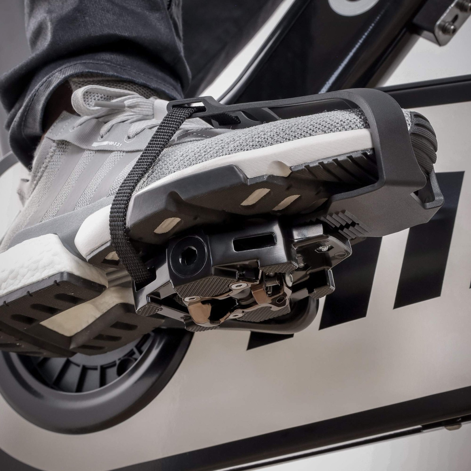 Adjustable Bike Toe Clips & Cages with Pedals – Compatible with Shimano SPD, Fit