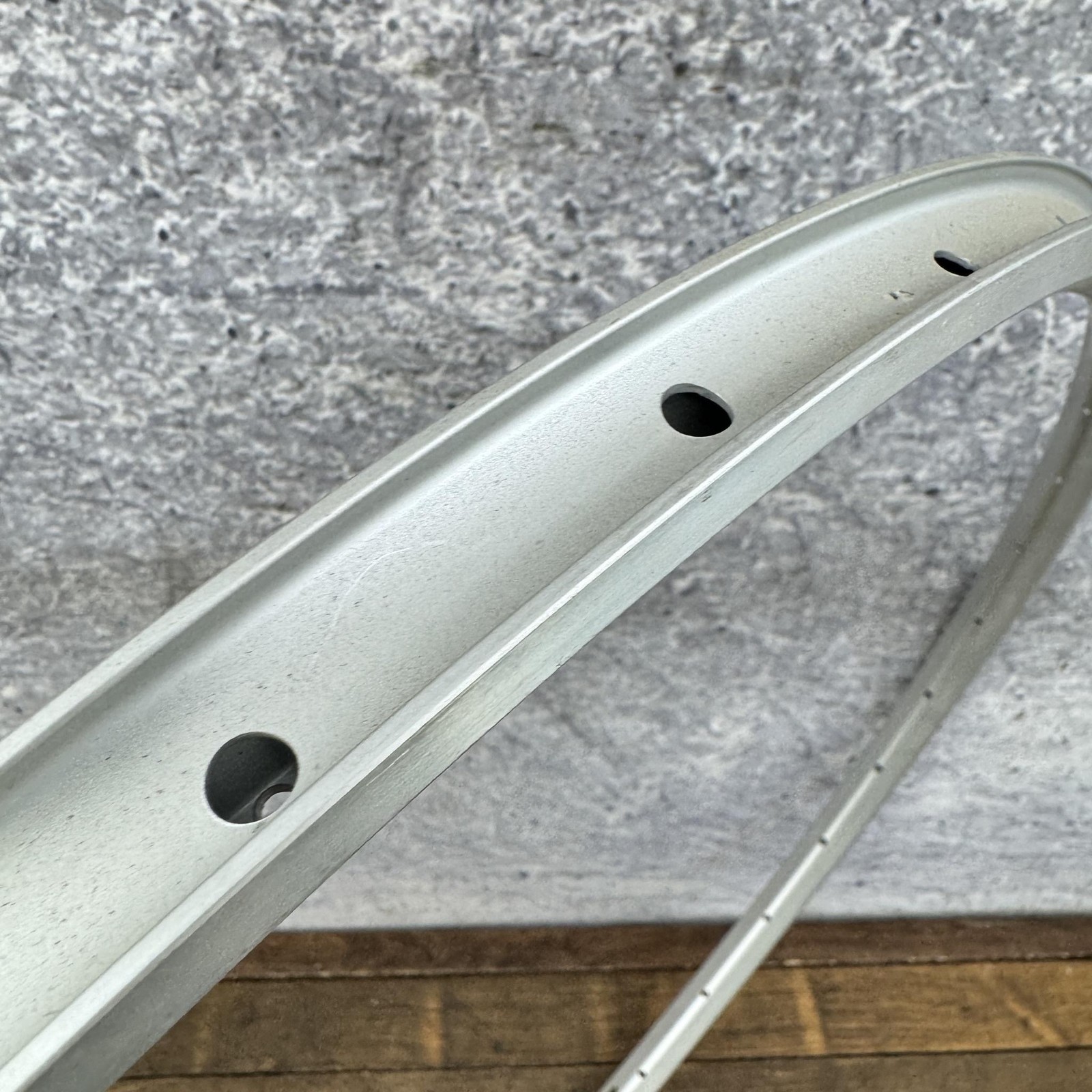 Vintage Velocity Dyad 700c Rim 32H Silver NOS Clincher Alloy Road Australia