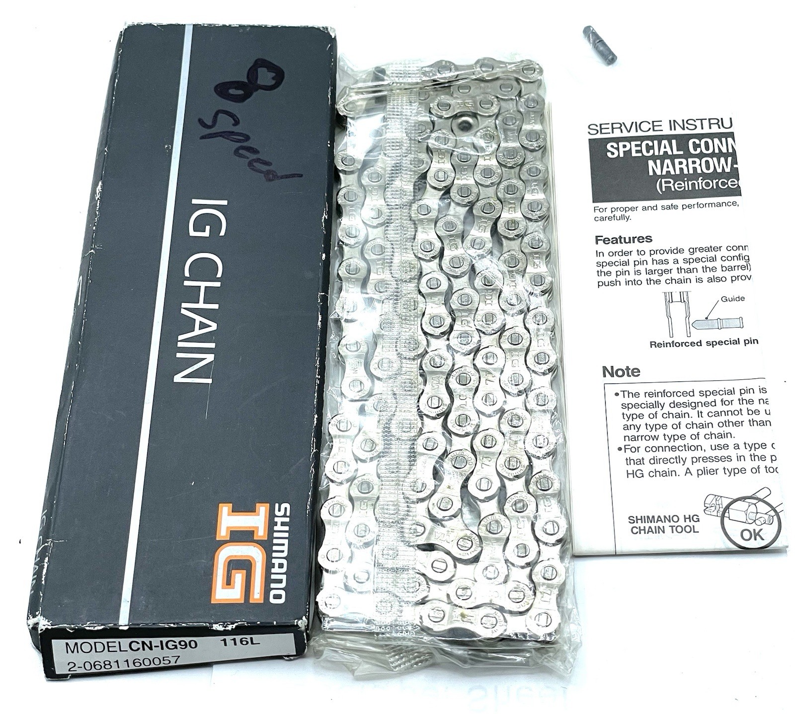 Shimano IG Chain CN-IG90 116 Links XTR DuraAce NOS NIB