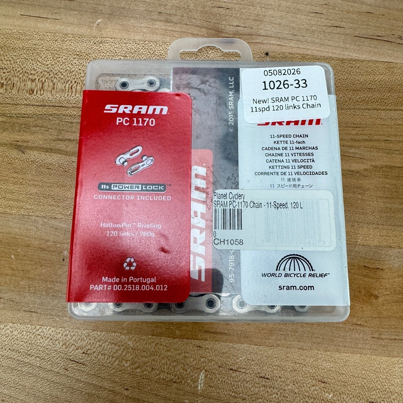 New! SRAM PC 1170 11-Speed 120 links Bike Chain 260g