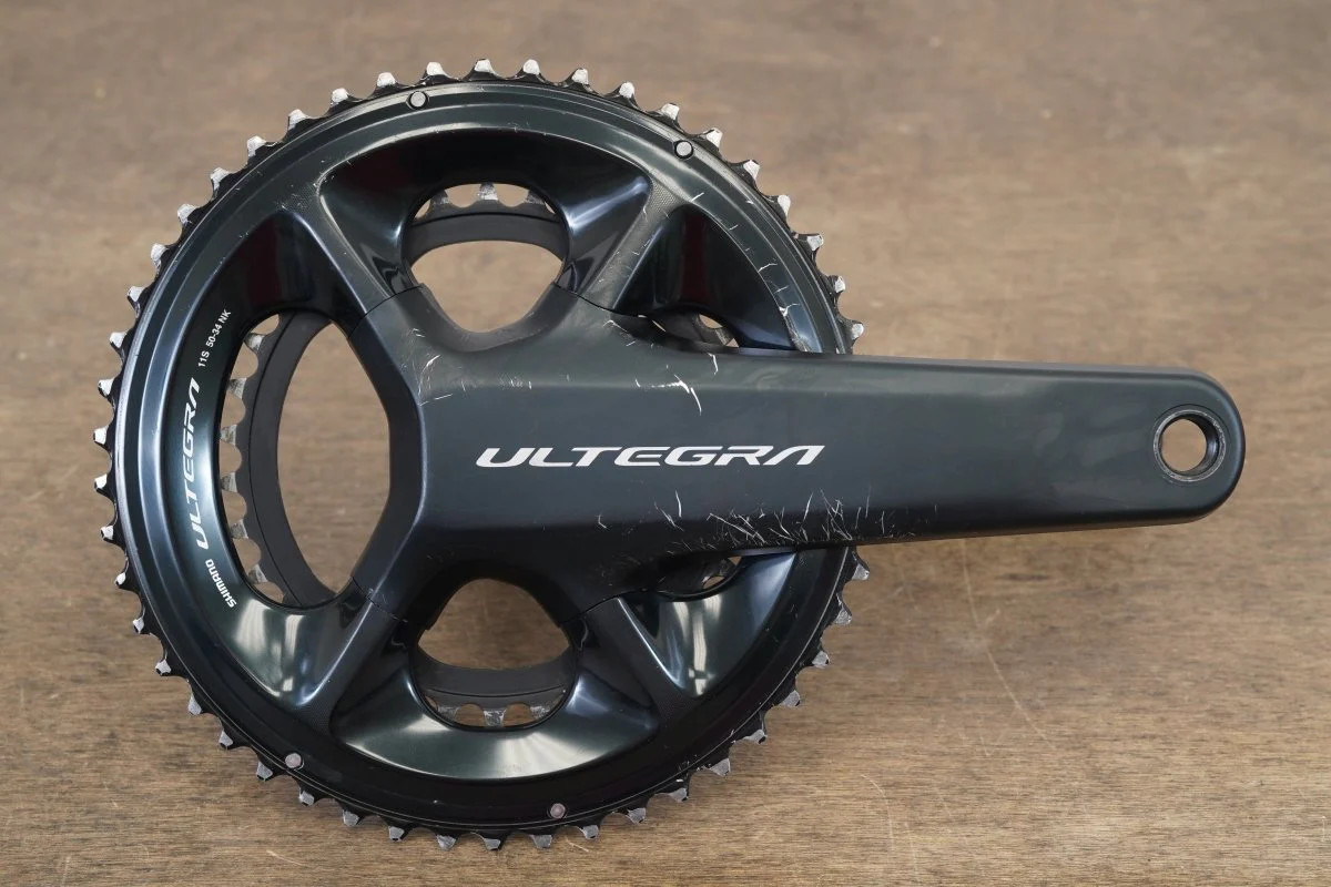 175mm 50/34T Shimano Ultegra FC-08 11 Speed Crankset 708g