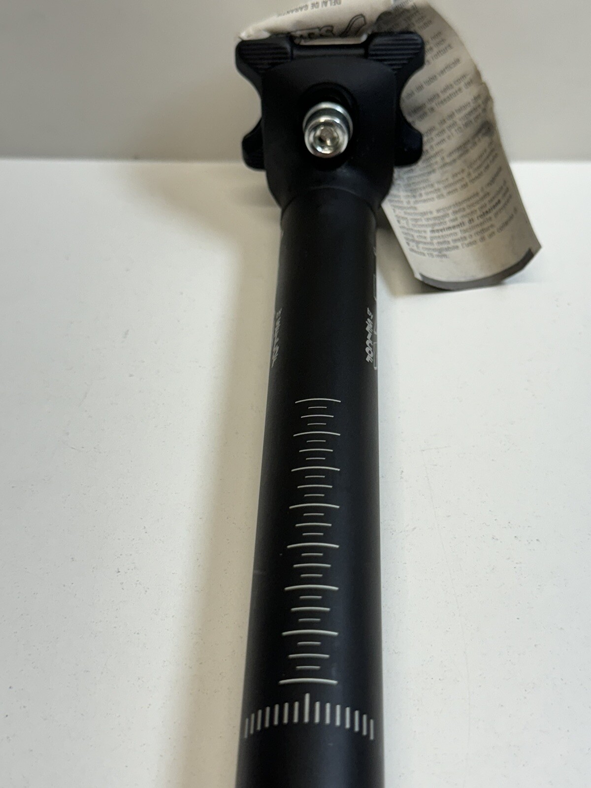 NOS SELCOF TEAM Seatpost 27.2mm Black Aluminum Made In Italy