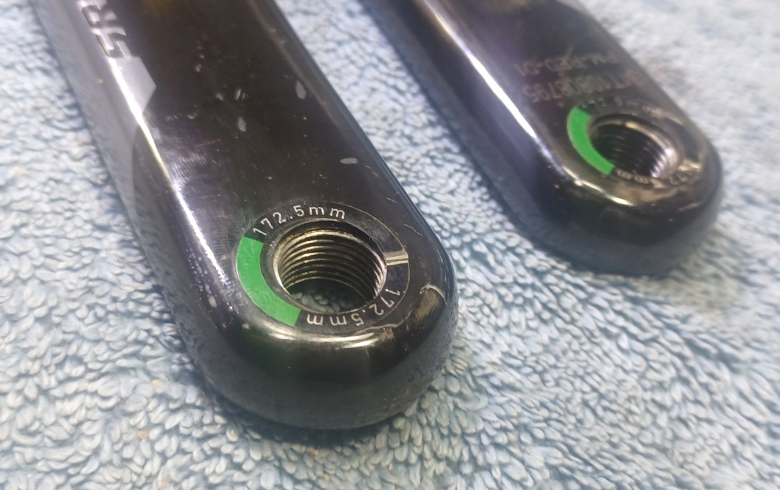 used, SRAM Red D1 DUB 172.5mm Crankset
