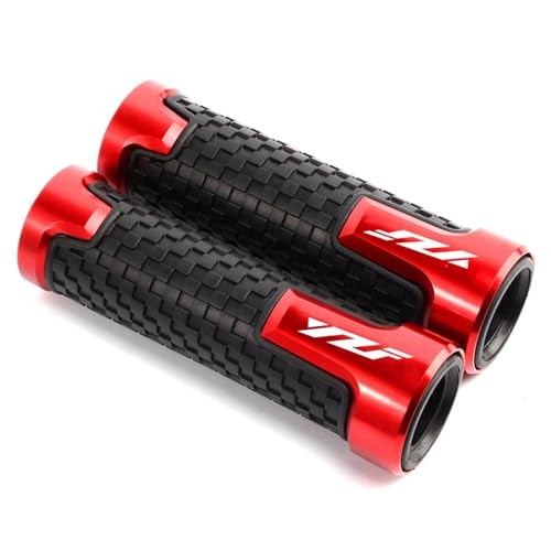 Universal 7/8″ Motorcycle Handlebar Grips for Yamaha YZF R1 R3 R6 R6S R25 Red