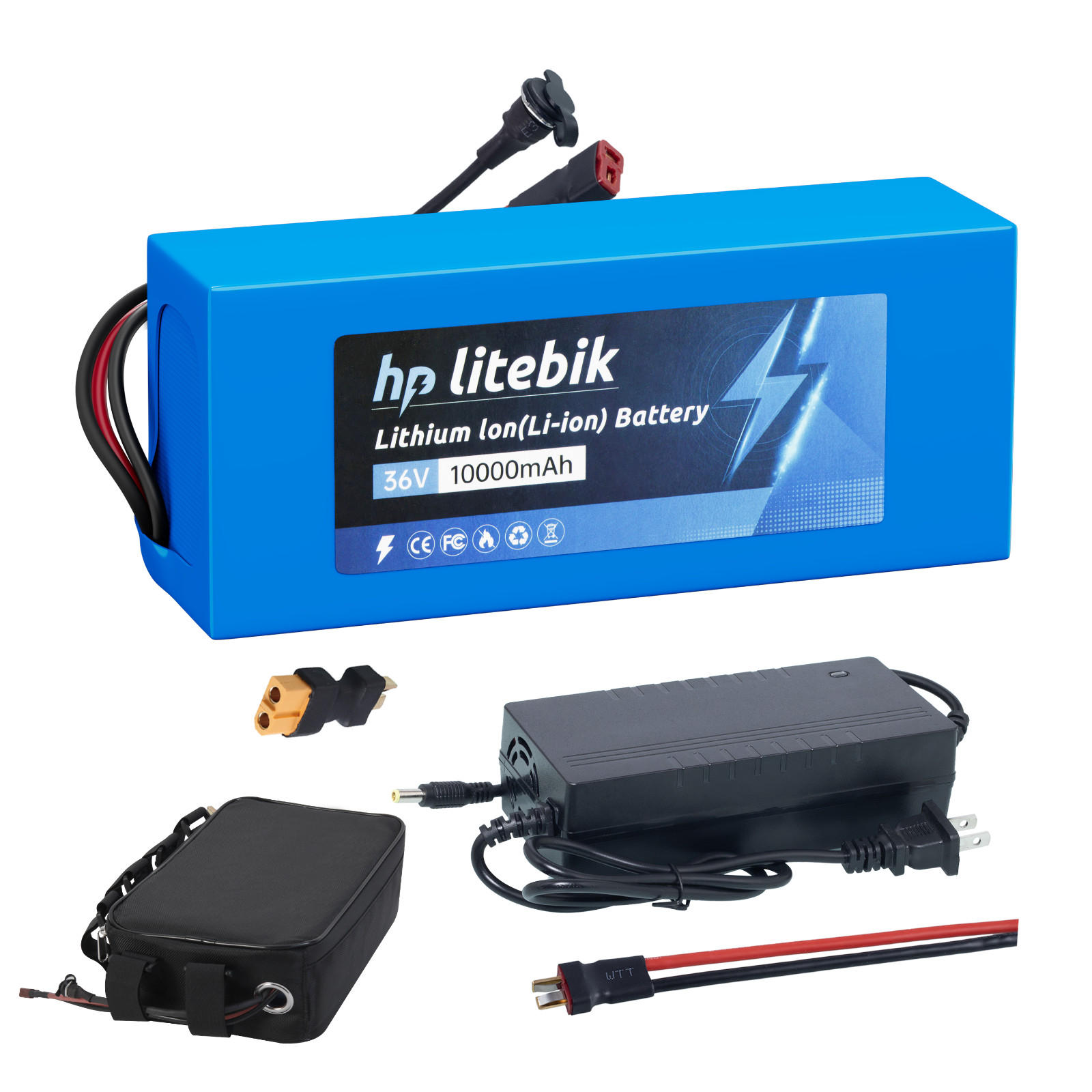 36V 48V 8AH/10AH/14AH/20AH Ebike Battery for 200W-1200W Electric Bicycle Bike